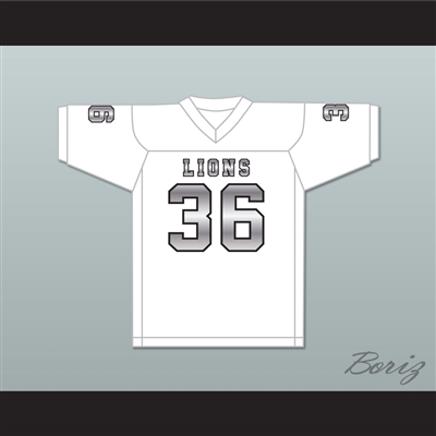 Javarius Taylor 36 EMCC Lions White Alternate Football Jersey