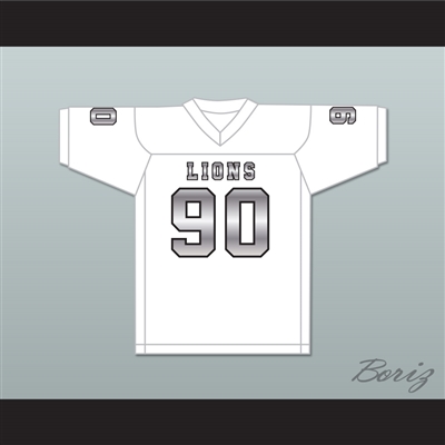 Ronald Ollie 90 EMCC Lions White Alternate Football Jersey