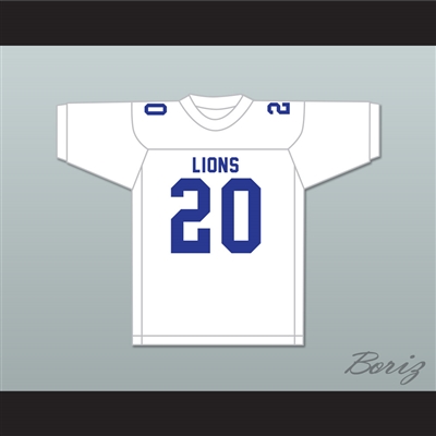 Earl Campbell 20 John Tyler High School Lions White Football Jersey 2