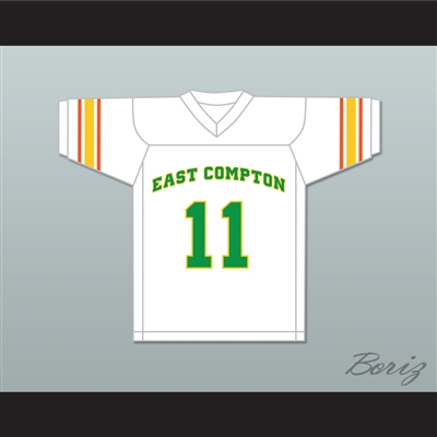 East Compton Clovers White Football Jersey