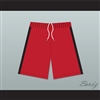 East LA Rough Riders Red Male Cheerleader Shorts