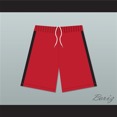 East LA Rough Riders Red Male Cheerleader Shorts