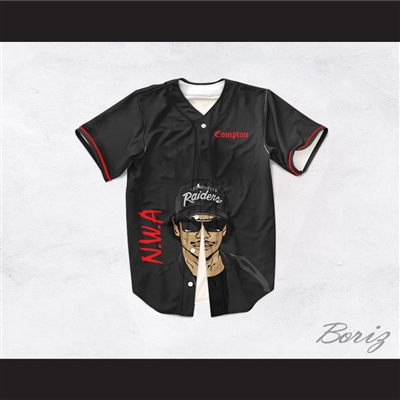 Eazy-E 07 N.W.A. Compton Baseball Jersey Design 2