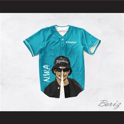 Eazy-E 07 N.W.A. Compton Baseball Jersey Design 3