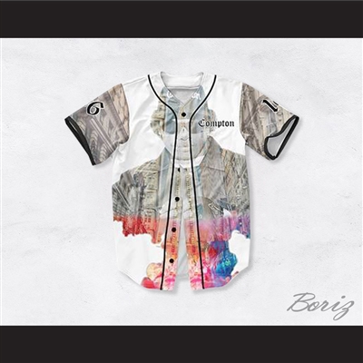 Eazy-E 16 Compton City Life Baseball Jersey