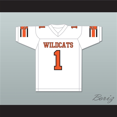 Julian Edelman 1 Woodside High School White Football Jersey
