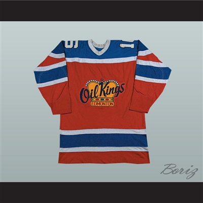 Edmonton Oil Kings Defunct Team Hockey Jersey Stitch Sewn New