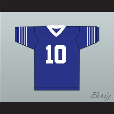 El Presidente 10 Pop Warner Blue Football Jersey