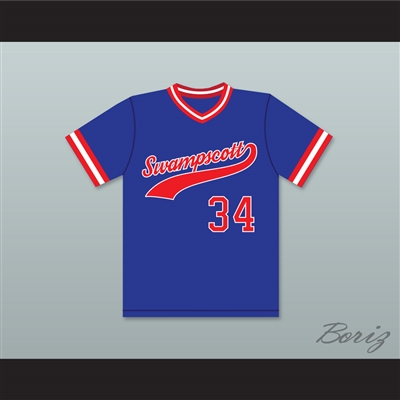 El Presidente 34 Swampscott High School Blue Baseball Jersey