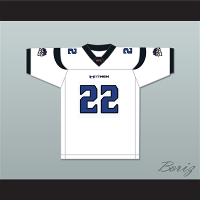 Keith Elias 22 New York-New Jersey Hitmen Away Football Jersey