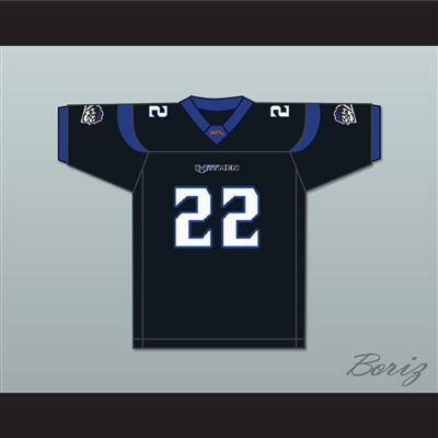 Keith Elias 22 New York-New Jersey Hitmen Home Football Jersey