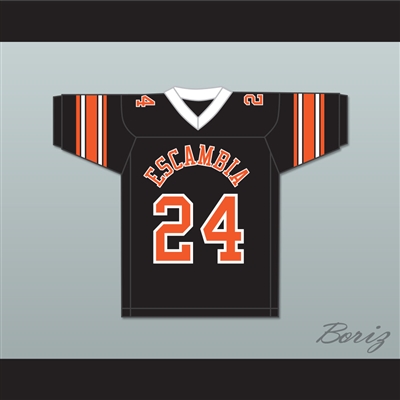 Emmitt Smith 24 Escambia High School Gators Black Football Jersey