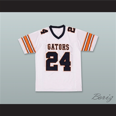Emmitt Smith 24 Escambia High School Gators White Football Jersey