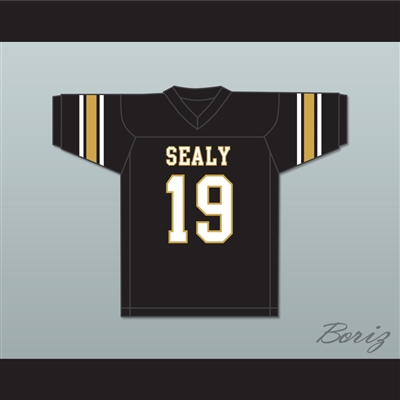 Eric Dickerson 19 Sealy High School Tigers Black Football Jersey