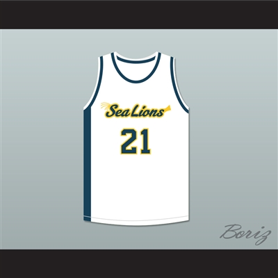 Evan Whitbourne 21 Malibu Vista Sea Lions Basketball Jersey Bring It On: Fight to the Finish