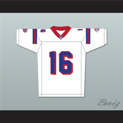 Keanu Reeves Shane Falco 16 Washington Sentinels Away Football Jersey The Replacements Includes League Patch