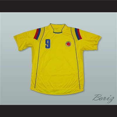 Falcao 9 Colombia Home Football Soccer Shirt Jersey