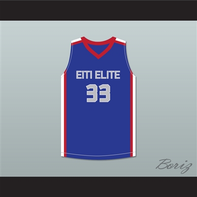 Tacko Fall 33 Each 1 Teach 1 Elite AAU Blue Basketball Jersey 1