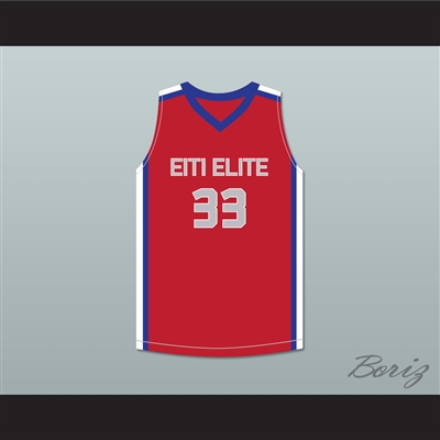 Tacko Fall 33 Each 1 Teach 1 Elite AAU Red Basketball Jersey 1