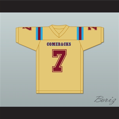 Jizminder Featherfoot 7 Heartland State University Comebacks Gold Football Jersey