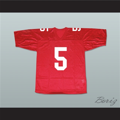 Finn Hudson 5 William Mckinley High School Football Jersey