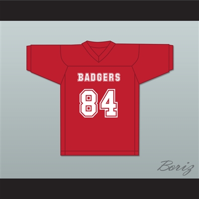 Fish 84 Putnam Badgers High School Red Football Jersey The Turkey Bowl