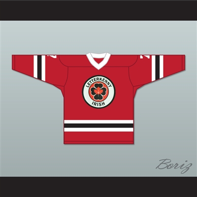 Fisky 7 Letterkenny Irish Red Alternate Hockey Jersey