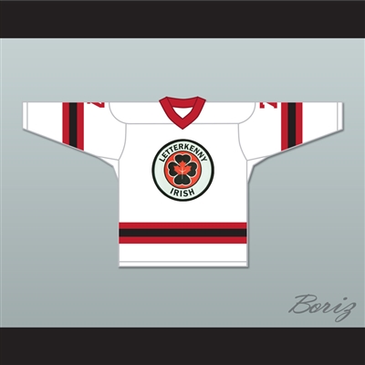 Fisky 7 Letterkenny Irish White Alternate Hockey Jersey