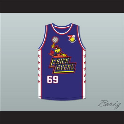 Flea 69 Bricklayers Basketball Jersey 7th Annual Rock N' Jock B-Ball Jam 1997
