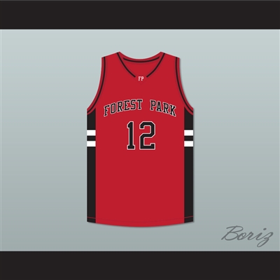 John Hogan 12 Forest Park Highlanders Basketball Jersey Streetballers