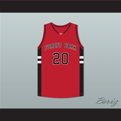 Jacob Whitmore 20 Forest Park Highlanders Basketball Jersey Streetballers