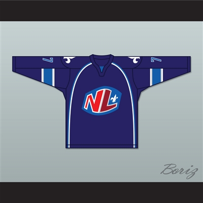 Francis Gagnon 77 Le National de Quebec Home Hockey Jersey- Lance et compte (He Shoots, He Scores)