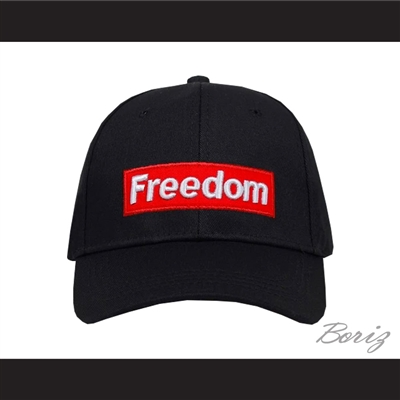 Freedom Black Baseball Hat