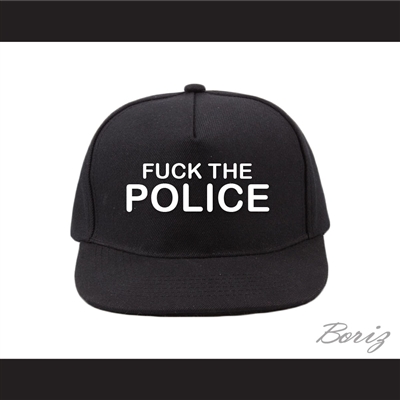 Fuck The Police Black Baseball Hat