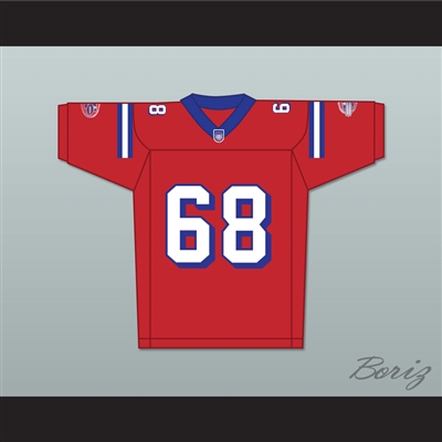 Ace Yonamine Jumbo Fumiko 68 Washington Sentinels Home Football Jersey The Replacements Includes League Patch 2