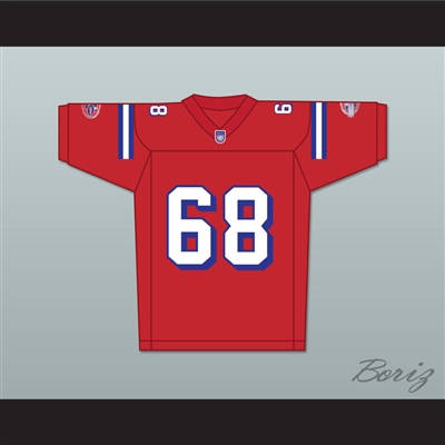 Ace Yonamine Jumbo Fumiko 68 Washington Sentinels Home Football Jersey The Replacements Includes League Patch