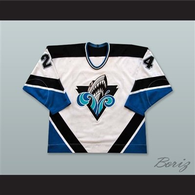 Gabriel Balasescu 24 Rimouski Oceanic White Hockey Jersey