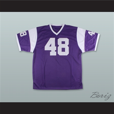 Gale Sayers 48 Omaha Central High School Eagles Purple Football Jersey