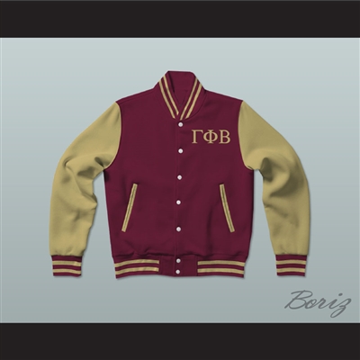 Gamma Phi Beta Sorority Varsity Letterman Jacket-Style Sweatshirt