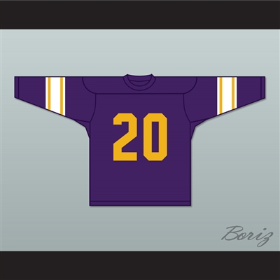 Gavin Grey 20 Louisiana University Purple Football Jersey 1