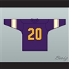 Gavin Grey 20 Louisiana University Purple Football Jersey 2