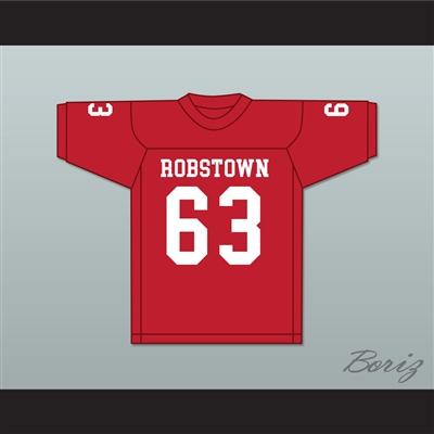 Gene Upshaw 63 Robstown High School Cotton Pickers Red Football Jersey 2