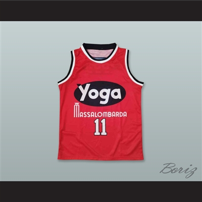 George Bucci 11 Fortitudo Bologna Red Basketball Jersey