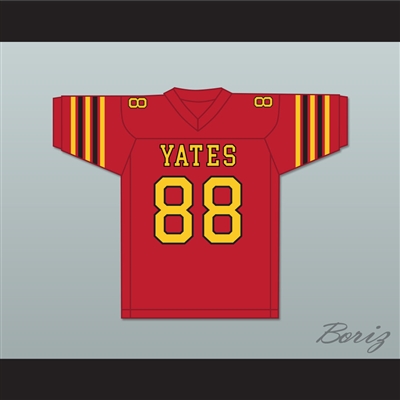 George Floyd 88 Yates High School Lions Red Football Jersey