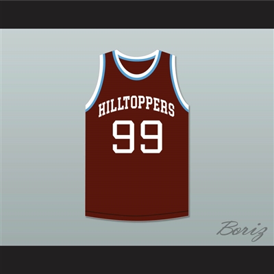 George Mikan 99 Joliet Catholic High School Hilltoppers Brown Basketball Jersey 1