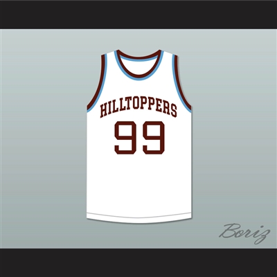 George Mikan 99 Joliet Catholic High School Hilltoppers White Basketball Jersey 1