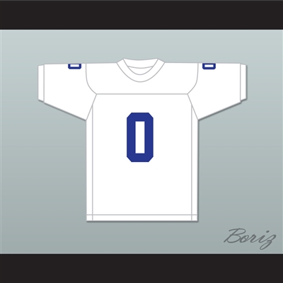 George Plimpton 0 Detroit White Football Jersey Paper Lion 1
