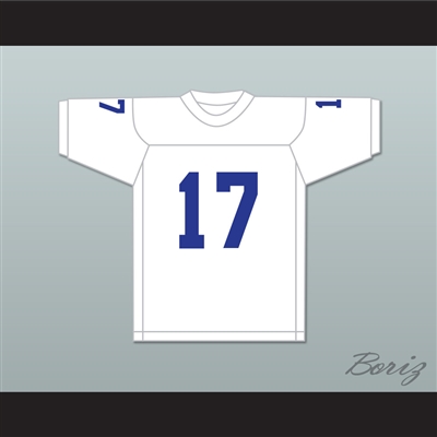 George Plimpton 17 Detroit Practice White Football Jersey Paper Lion 1