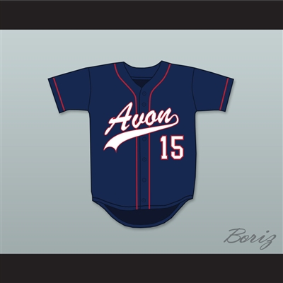 George Springer 15 Avon Old Farms School Winged Beavers Navy Blue Baseball Jersey 2