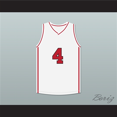 Gerrard 4 White Basketball Jersey High School Musical Skit MADtv